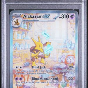 2023 POKEMON MEW EN-151 201 ALAKAZAM EX SPECIAL ILLUSTRATION RARE