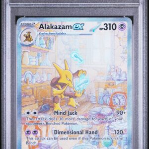 2023 POKEMON MEW EN-151 201 ALAKAZAM EX SPECIAL ILLUSTRATION RARE