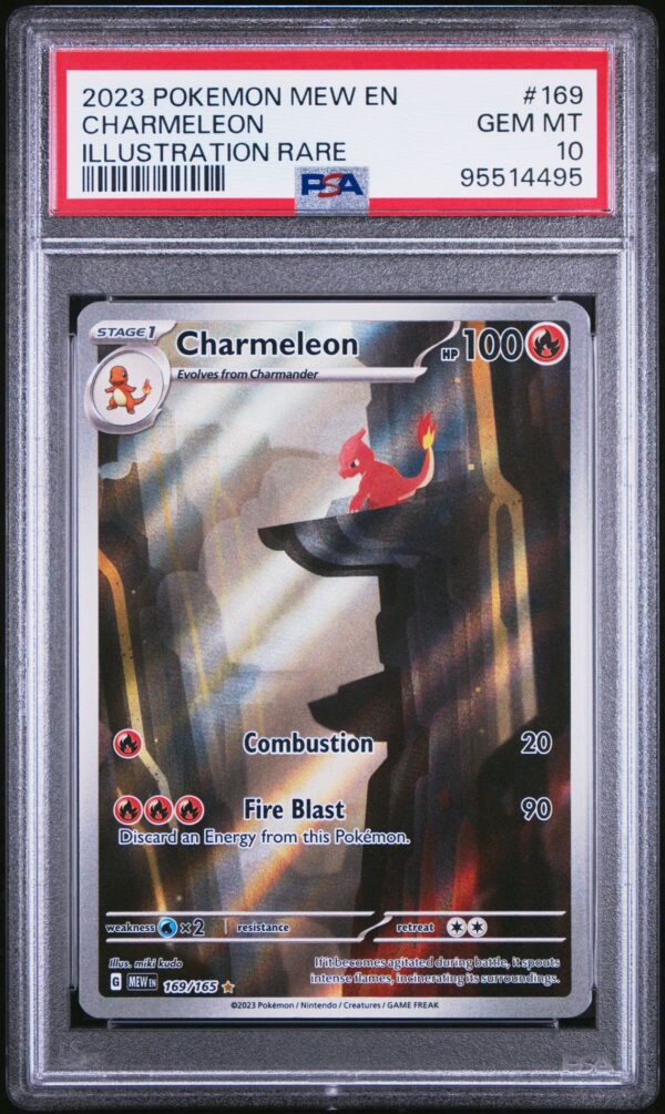 2023 POKEMON MEW EN-151 169 CHARMELEON ILLUSTRATION RARE