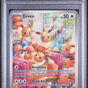 2024 POKEMON TWM EN-TWILIGHT MASQUERADE 188 EEVEE ILLUSTRATION RARE