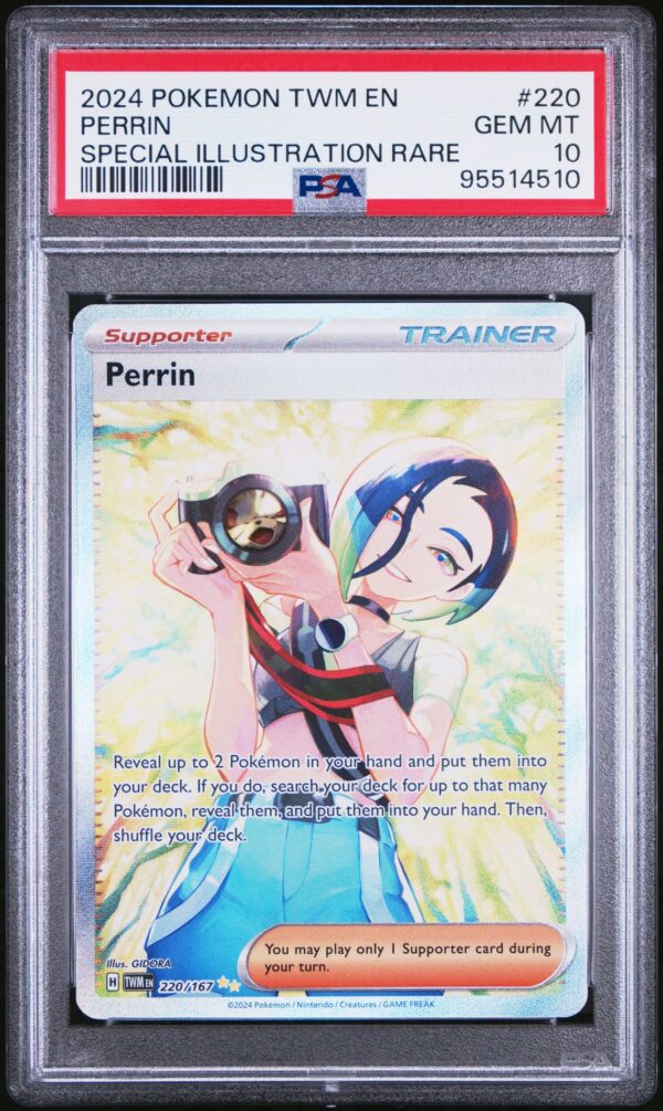 2024 POKEMON TWM EN-TWILIGHT MASQUERADE 220 PERRIN SPECIAL ILLUSTRATION RARE