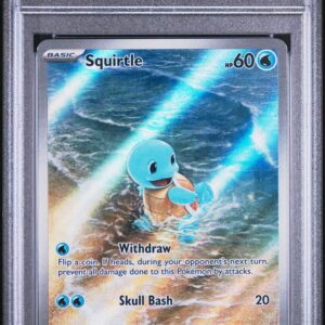 2023 POKEMON MEW EN-151 170 SQUIRTLE ILLUSTRATION RARE