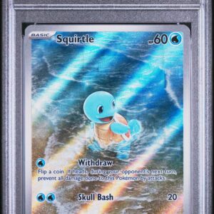 2023 POKEMON MEW EN-151 170 SQUIRTLE ILLUSTRATION RARE