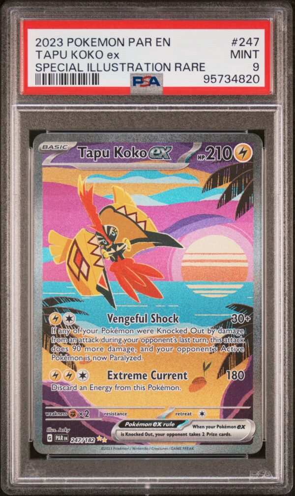 2023 POKEMON PAR EN-PARADOX RIFT 247 TAPU KOKO EX SPECIAL ILLUSTRATION RARE