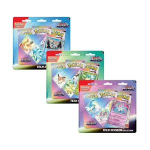 2025 Pokemon Prismatic Evolutions Tech Sticker Collection [Set of 3] SV Prismatic Evolutions